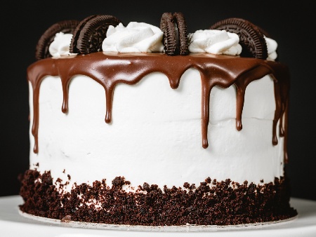 Най-вкусната торта Орео със сметана и шоколадова глазура - снимка на рецептата